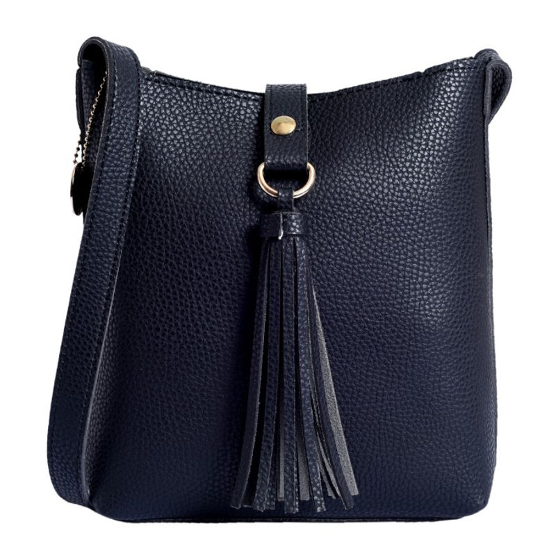 faux leather sling bag