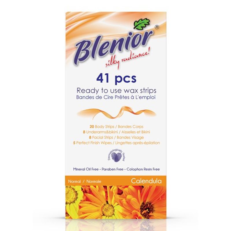Blenior Wax Strips Complete Set - Calendula (41 Pieces)