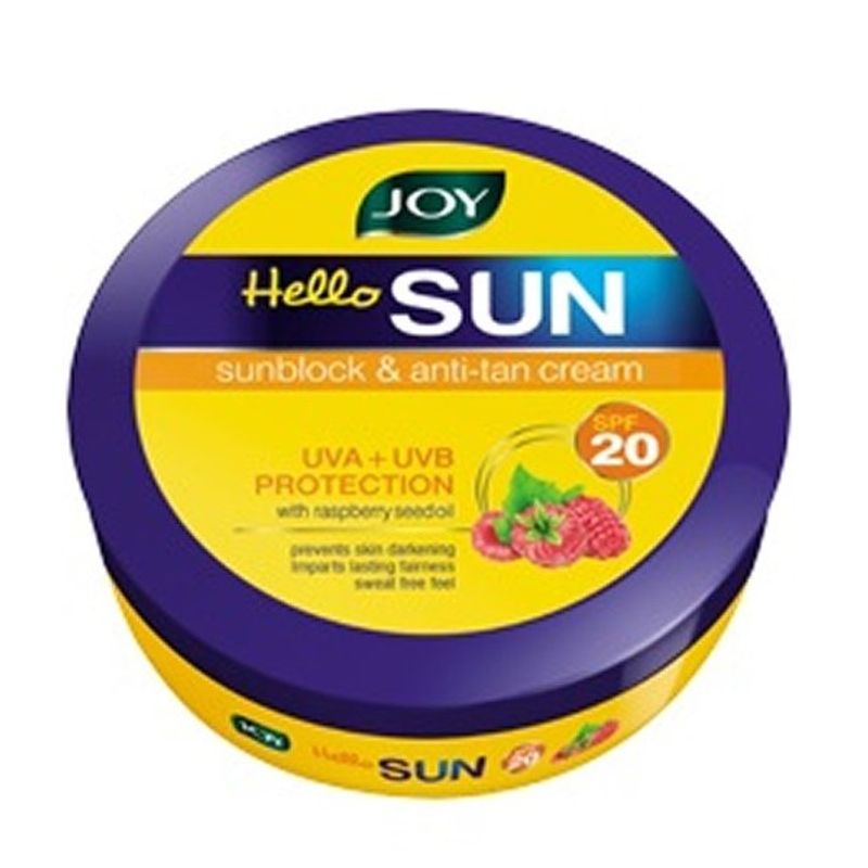 Joy Hello Sun Sunblock & AntiTan Cream SPF 20 Buy Joy Hello Sun
