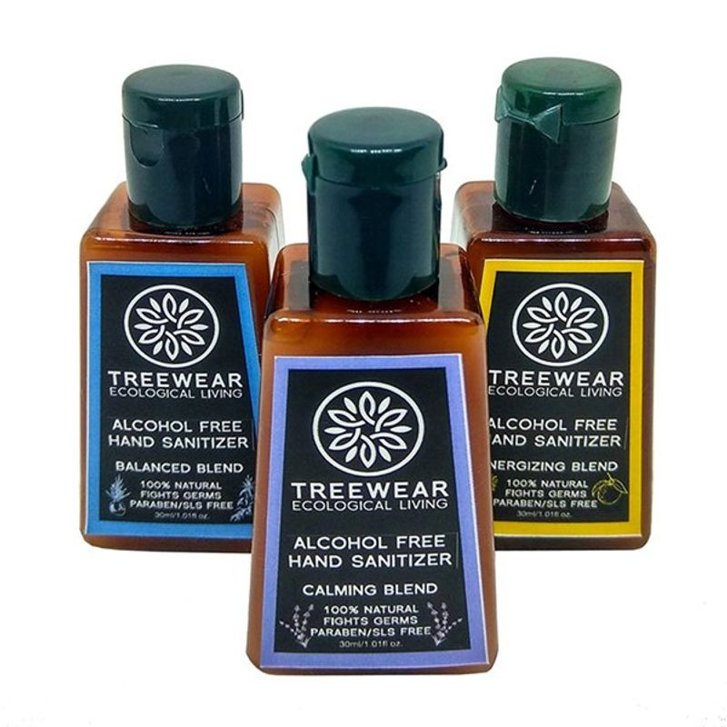 TreeWear Natural Alcohol-free Hand Sanitizer - Assorted Set of 3
