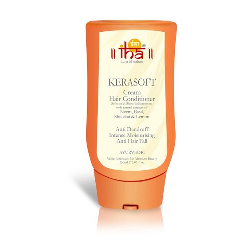 IHA Kerasoft - Ayurvedic Hair Conditioner With Neem, Basil, Shikakai & Lemon