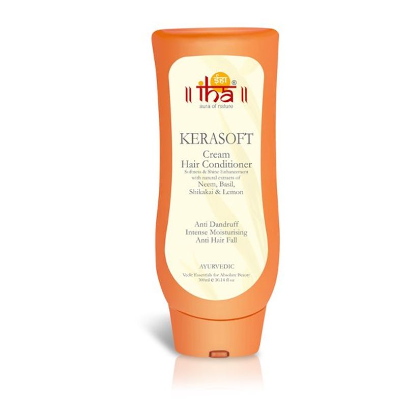 IHA Kerasoft - Ayurvedic Hair Conditioner With Neem, Basil, Shikakai & Lemon