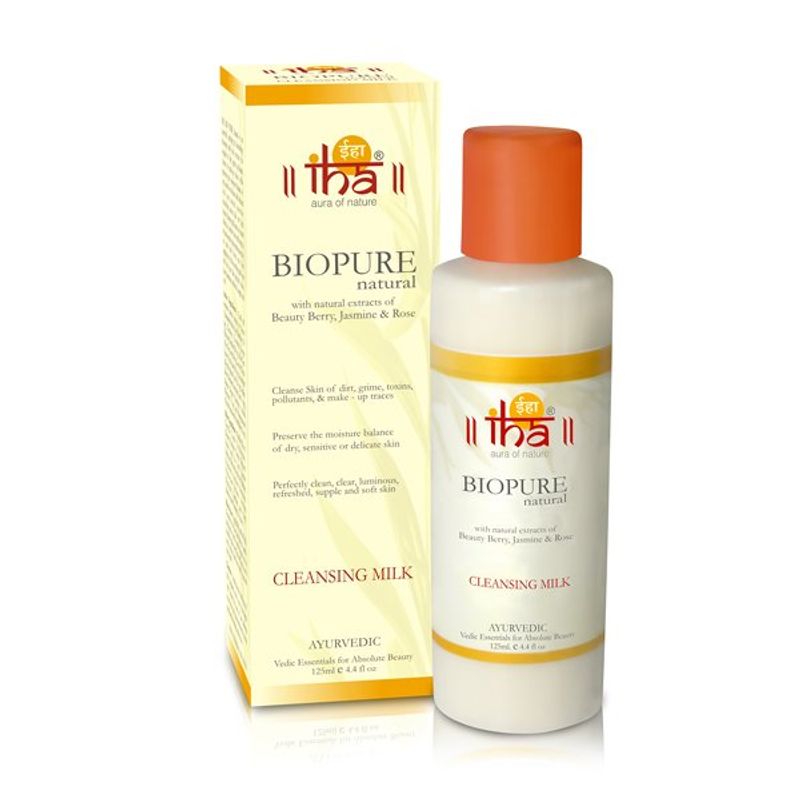 IHA Ayurvedic - BioPure Natural Cleansing Milk With Beauty Berry, Jasmine & Rose