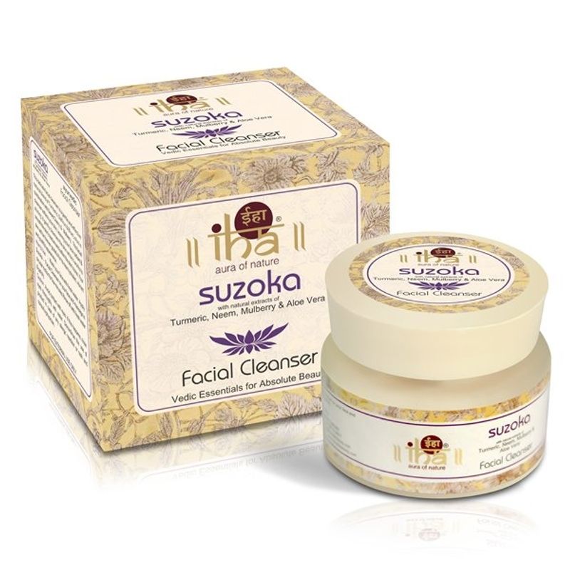 IHA Suzoka - Ayurvedic Facial Cleanser With Turmeric, Neem & Aloe Vera, For Skin Lightening