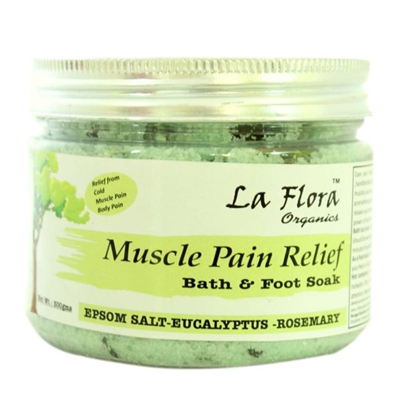 La Flora Organics Muscle Pain Relief Bath Salt & Foot Soak
