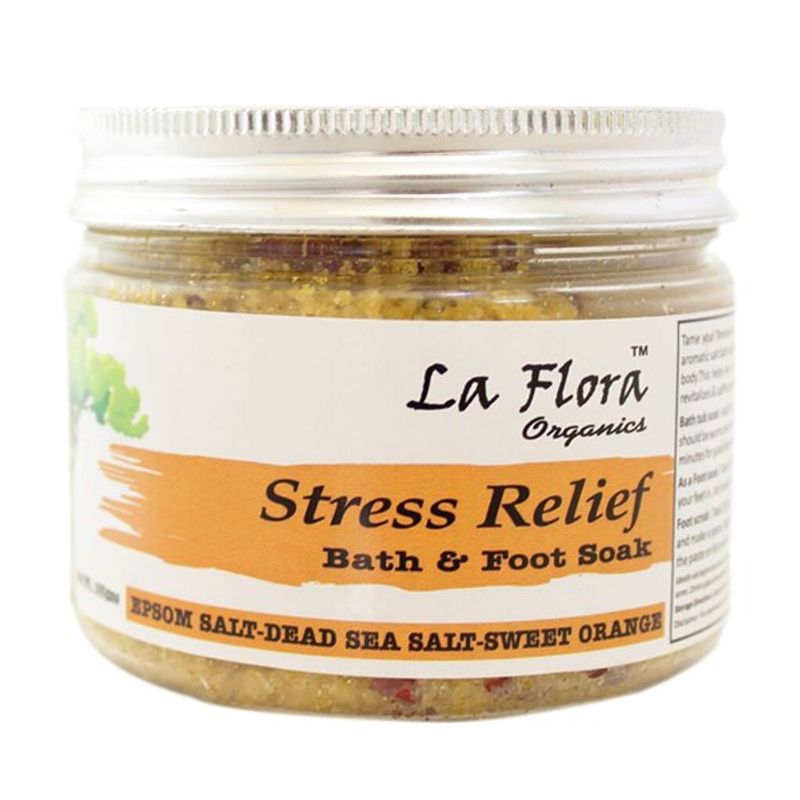 La Flora Organics Stress Relief Detox Bath & Foot Soak