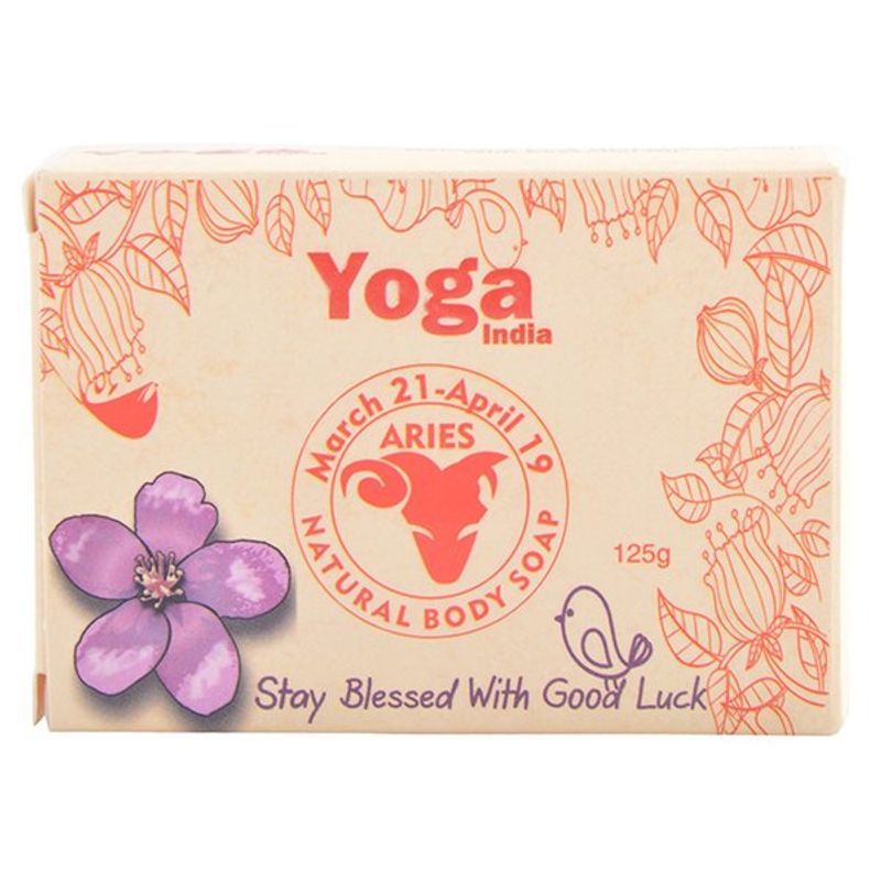 Yoga India Pure Essential Oil Natural Body Sun Sign Soap - Aries