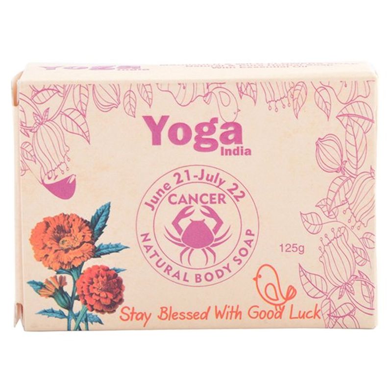 Yoga India Pure Essential Oil Natural Body Sun Sign Soap - Cancer