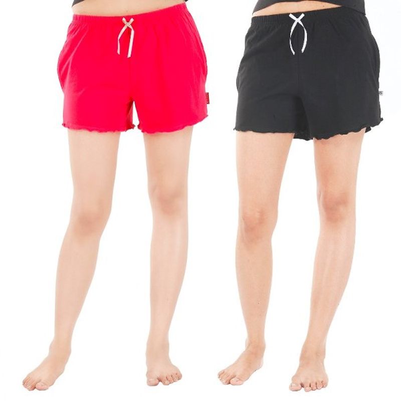 Buy Nite Flite Ruffle Cotton Sleep Shorts Pack Of 2 MultiColor Online