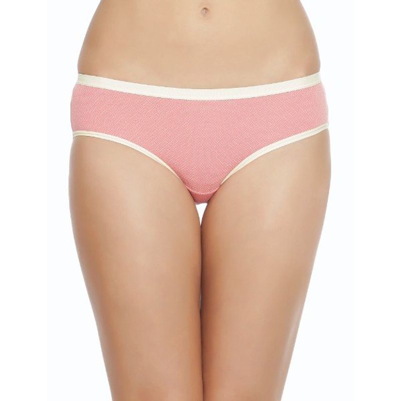 SOIE Cotton High Rise Panty - Pink (S)