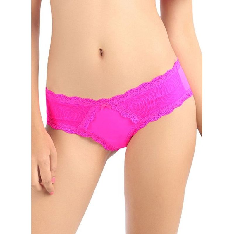Candyskin Brief With Lace (Pink) - Small