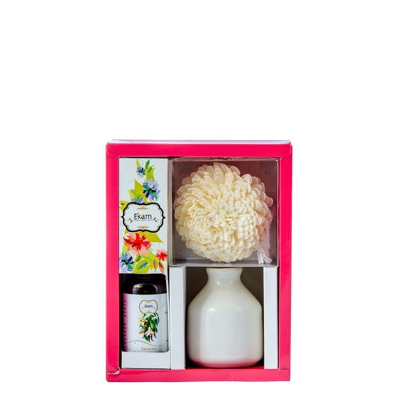 Ekam Vanilla Reed Diffuser Set