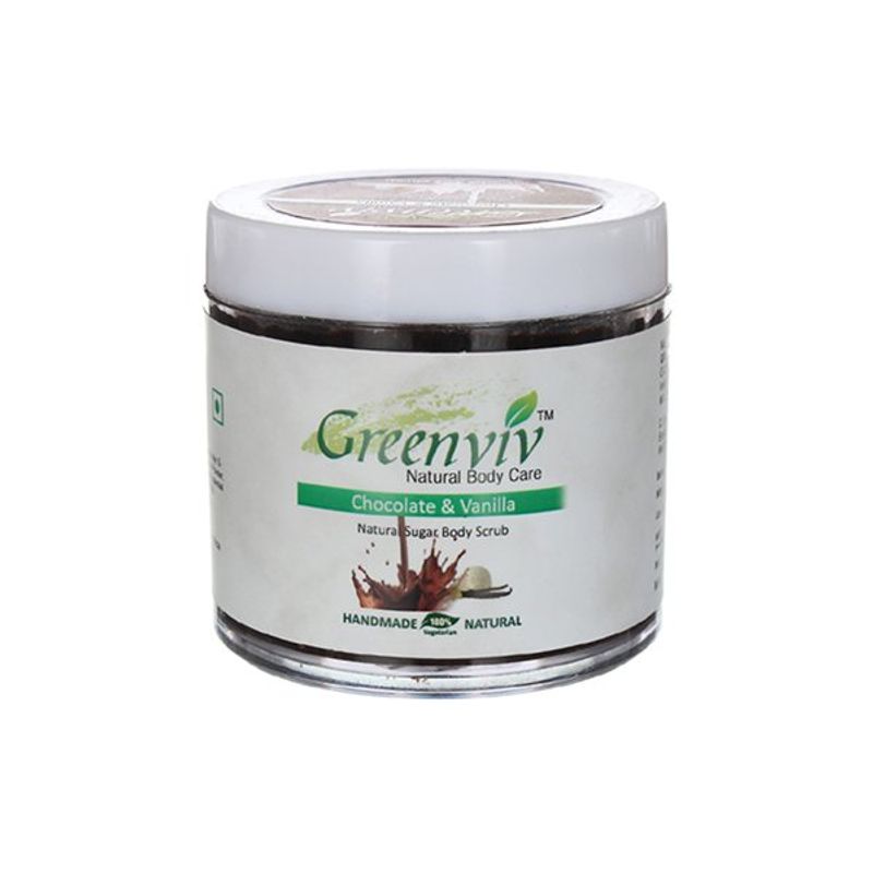 Greenviv Natural Chocolate & Vanilla Body Scrub