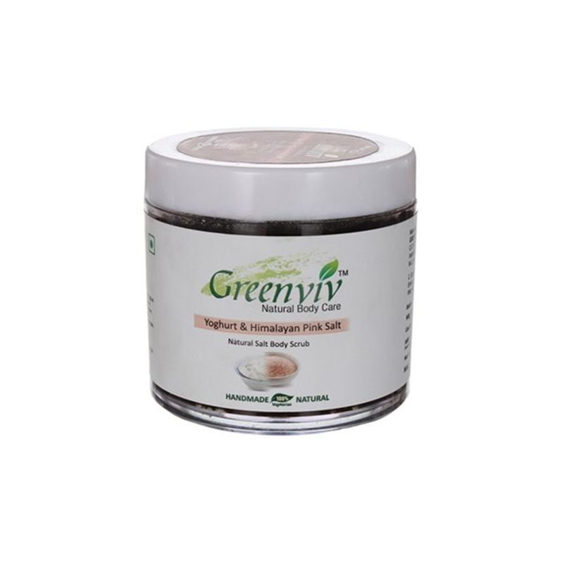 Greenviv Natural Yoghurt & Himalayan Pink Salt Body Scrub