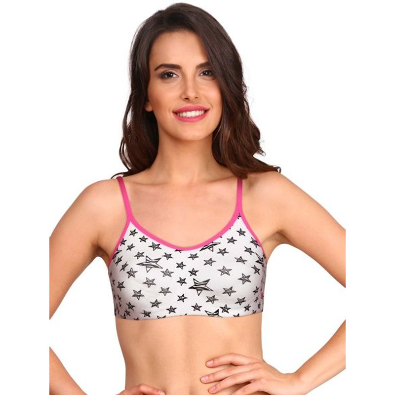 Jockey White & Pink Moulded Cami Bra Style NumberFP42 Buy Jockey