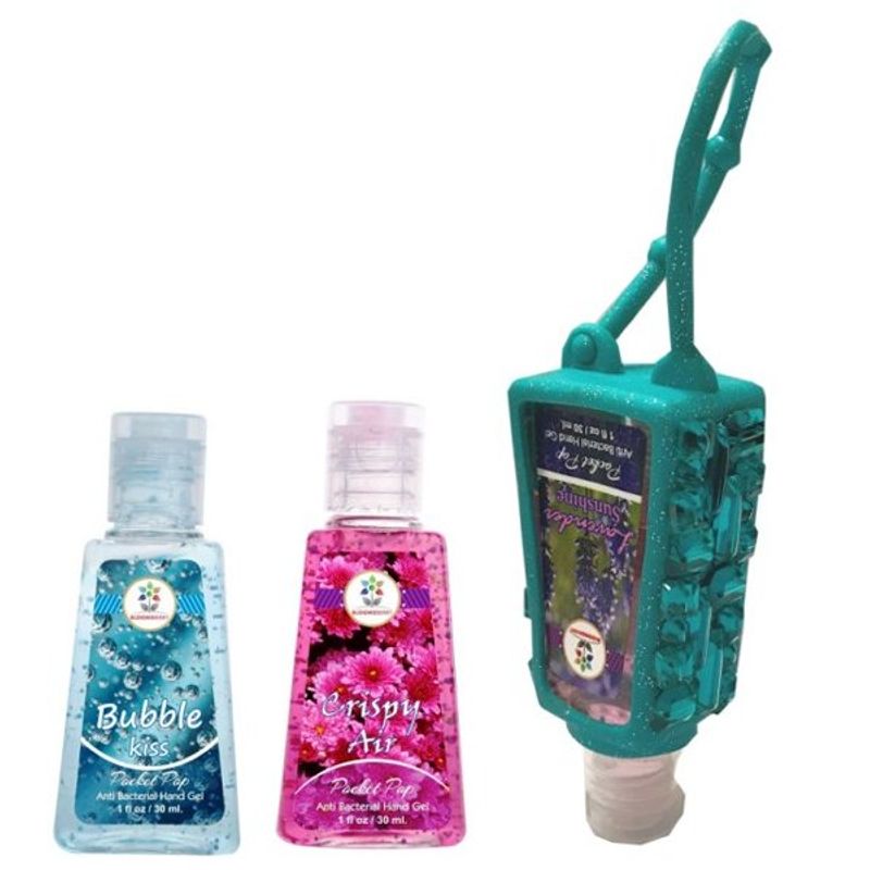 Bloomsberry Diamond Holder With 2 Hand Sanitizer