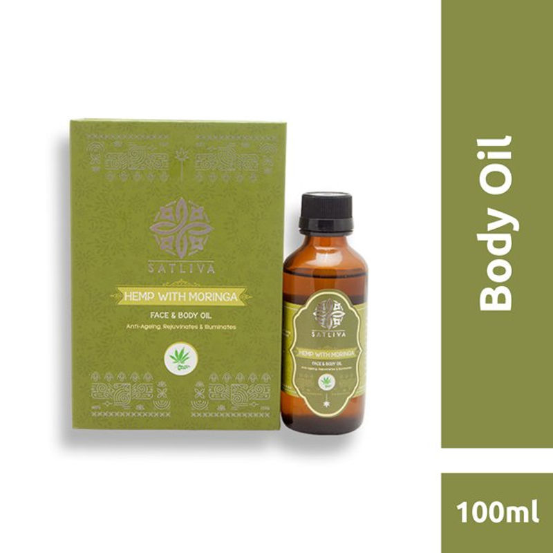 Satliva Hemp With Moringa Face & Body Oil
