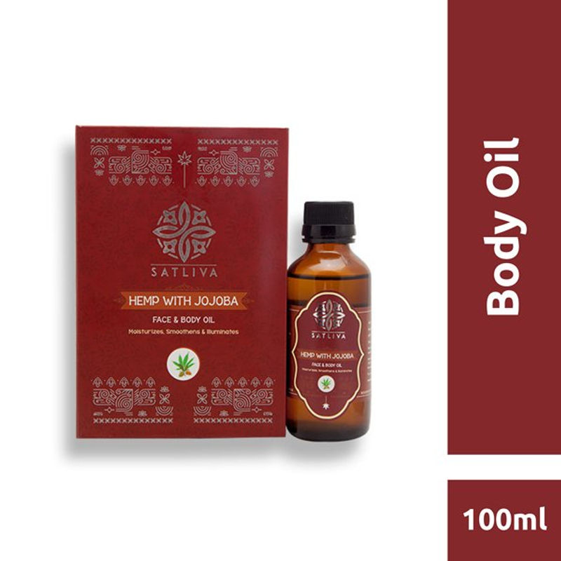 Satliva Hemp With Jojoba Face & Body Oil