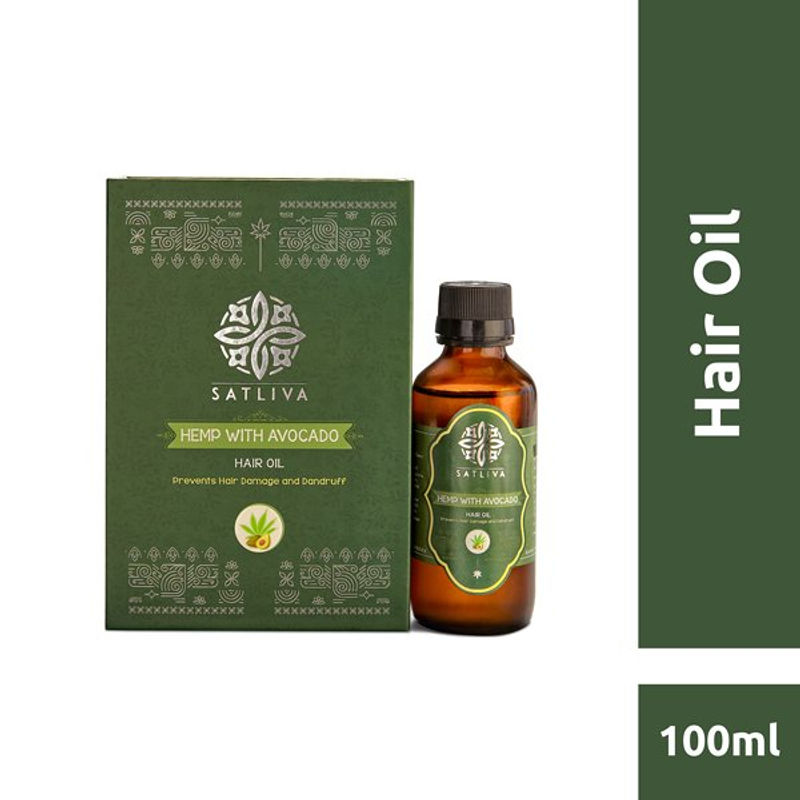 Satliva Hemp With Avocado Hair Oil