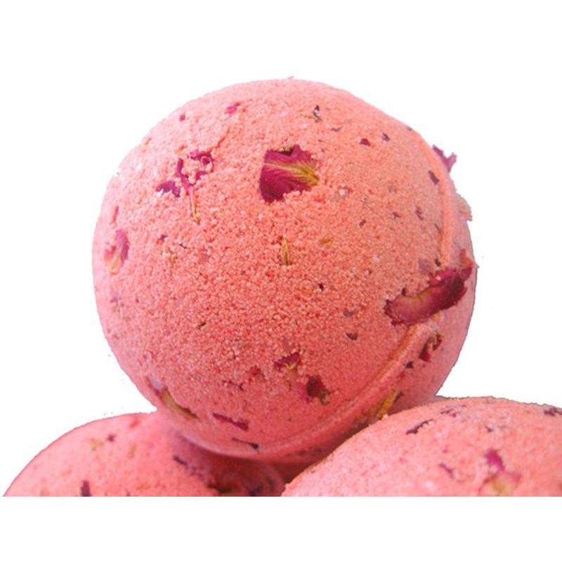 Seychelles Incense Fizzy Aromatic Bath Bomb With Rose Petals - Pack Of 2