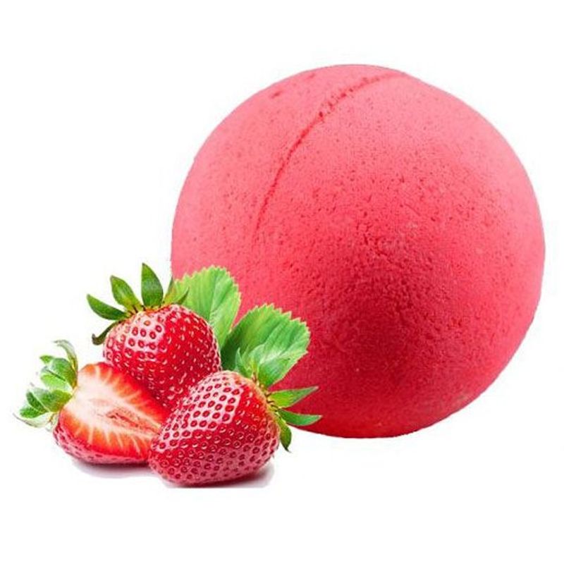 Seychelles Incense Fizzy Strawberry Bath Bombs - Pack Of 2