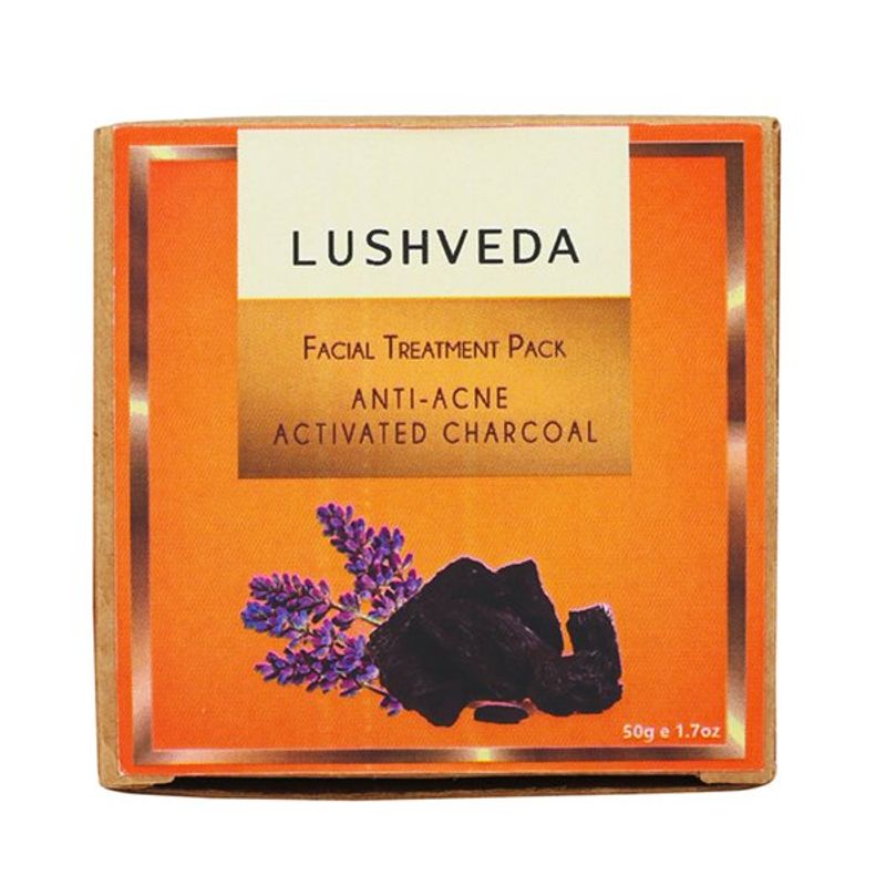 Lushveda Facial Treatment Pack - Anti Acne Activated Charcoal