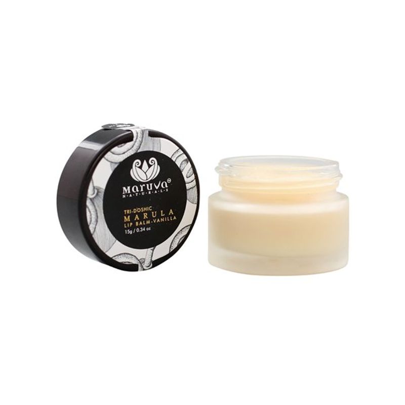 Maruva Naturals Tri-Doshic Marula Lip Balm-Vanilla