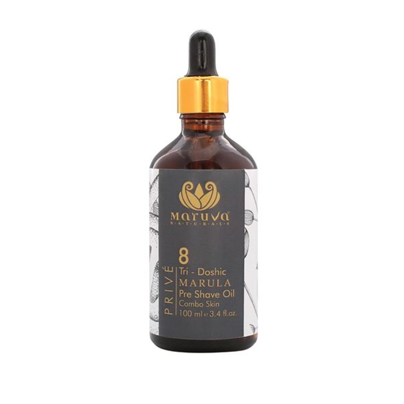 Maruva Naturals Prive Tri-Doshic Marula Pre Shave Oil