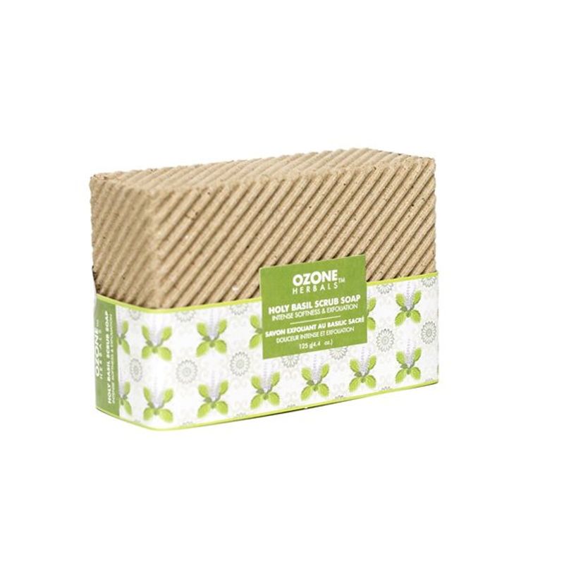 Ozone Herbals Holy Basil (Tulsi) Scrub Soap