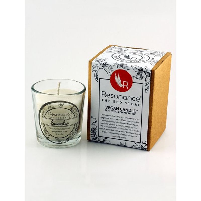 Resonance Candles Lavender Fragrance Natural Wax Aroma Votive Candle