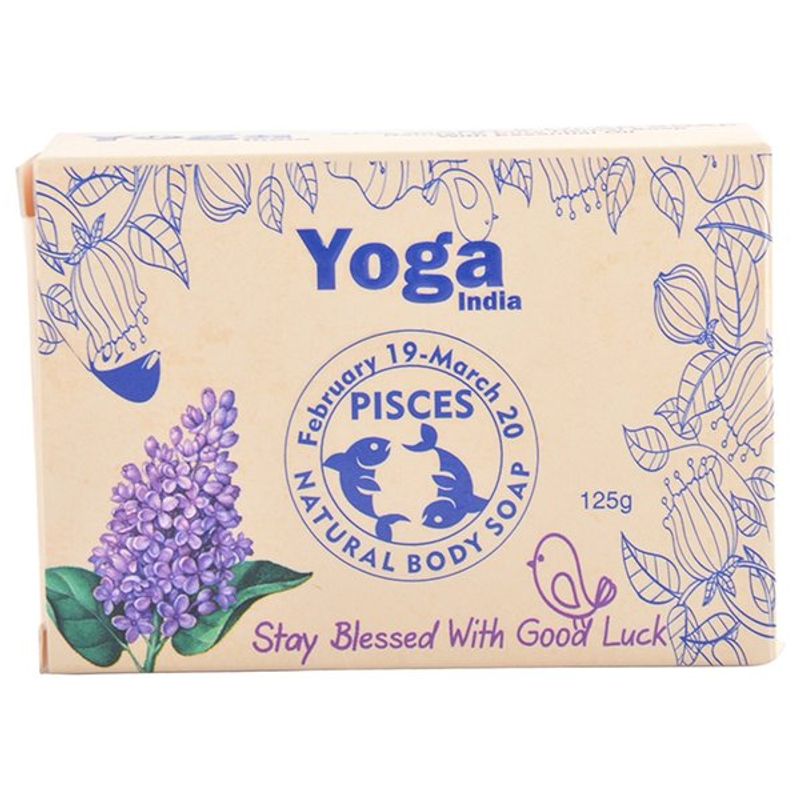 Yoga India Pure Essential Oil Natural Body Sun Sign Soap - Pisces