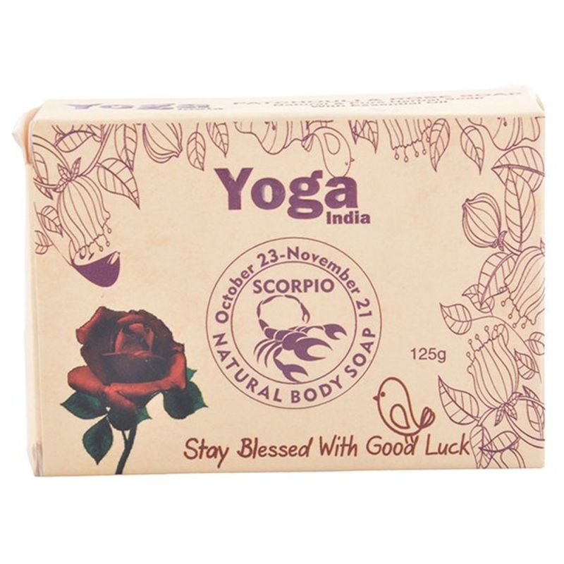 Yoga India Pure Essential Oil Natural Body Sun Sign Soap - Scorpio