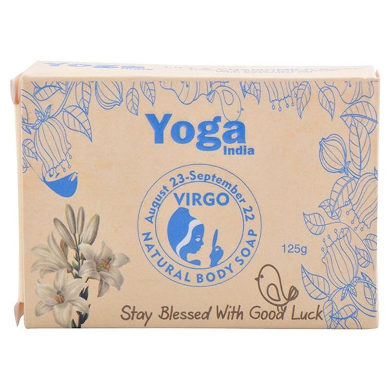 Yoga India Pure Essential Oil Natural Body Sun Sign Soap - Virgo