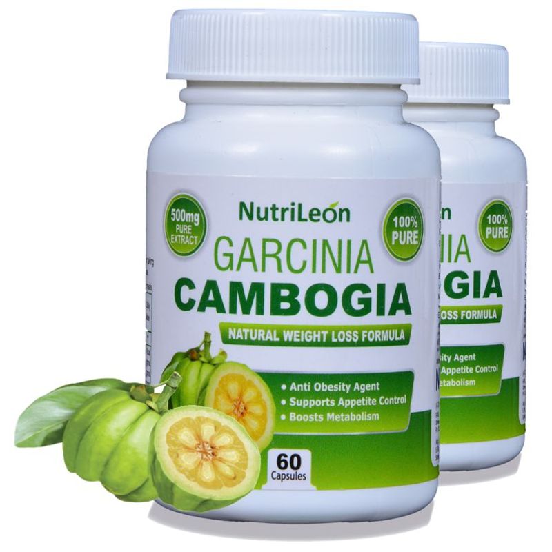 NutriLeon Garcinia Cambogia 500mg Capsules (Pack of 2)