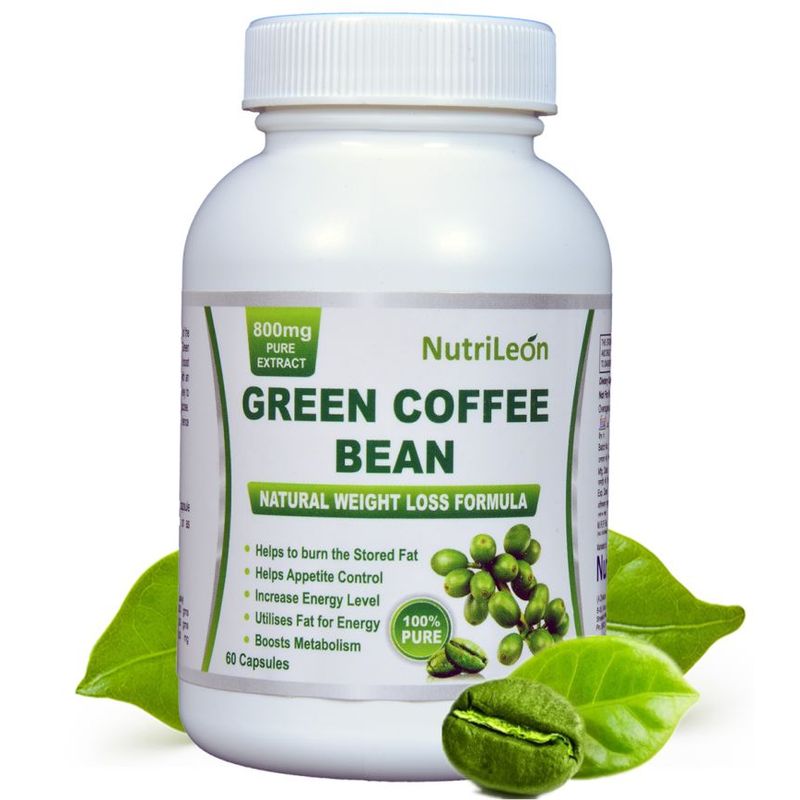 NutriLeon Green Coffee Bean Pure Extract 800mg Capsules