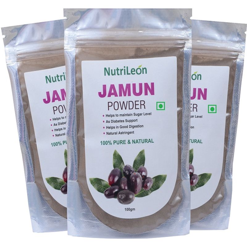 NutriLeon Pure Jamun Powder (Pack of 3)