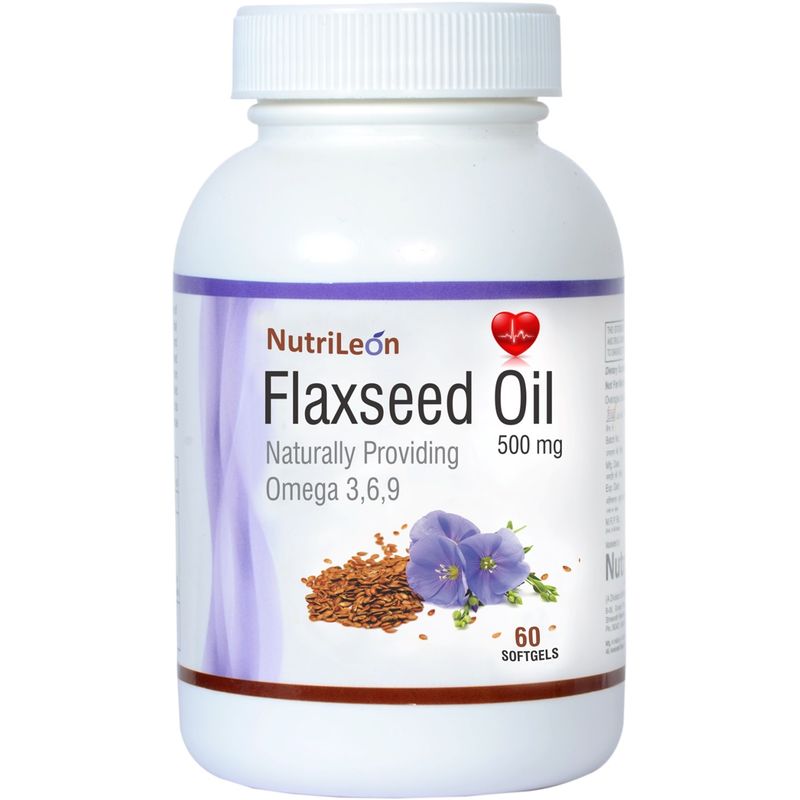 NutriLeon Flaxseed Oil Omega 3,6,9 Softgels