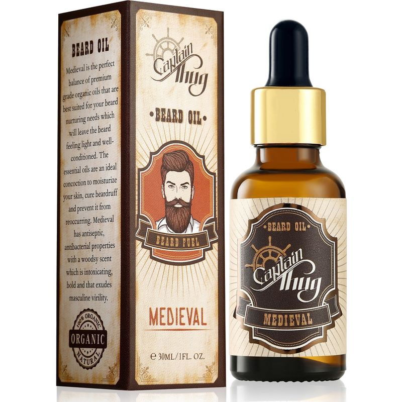 Captain Thug Beard Oil Ultra Premium & All Natural - Medieval