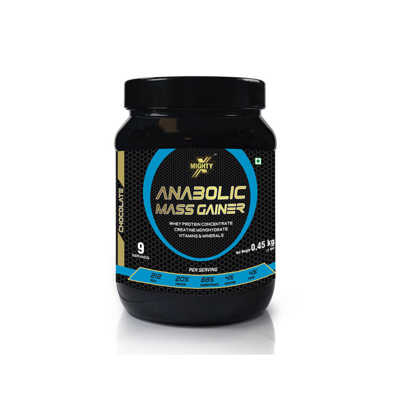 MightyX Anabolic Mass Gainer Chocolate Powder
