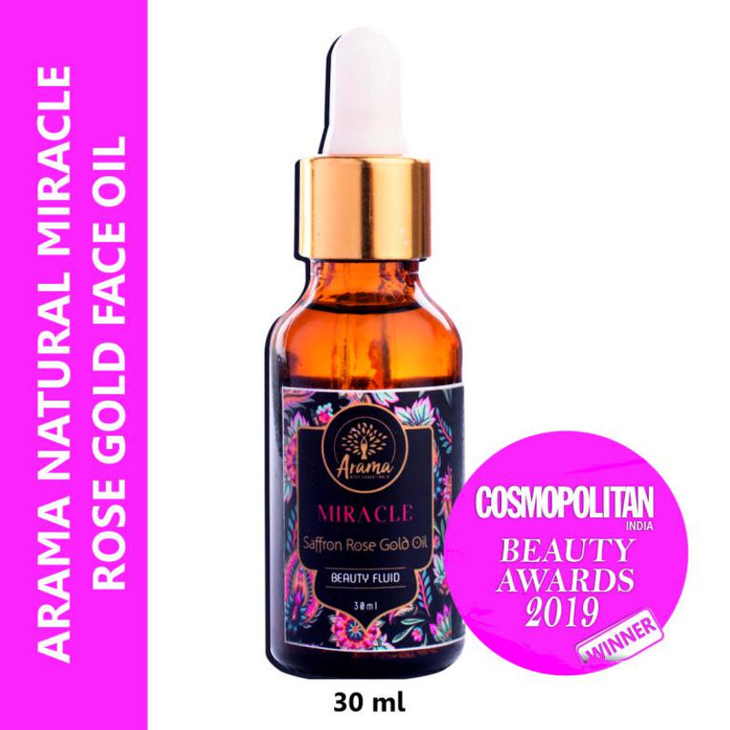 Arama Miracle Saffron Rose Gold Oil - 30ml