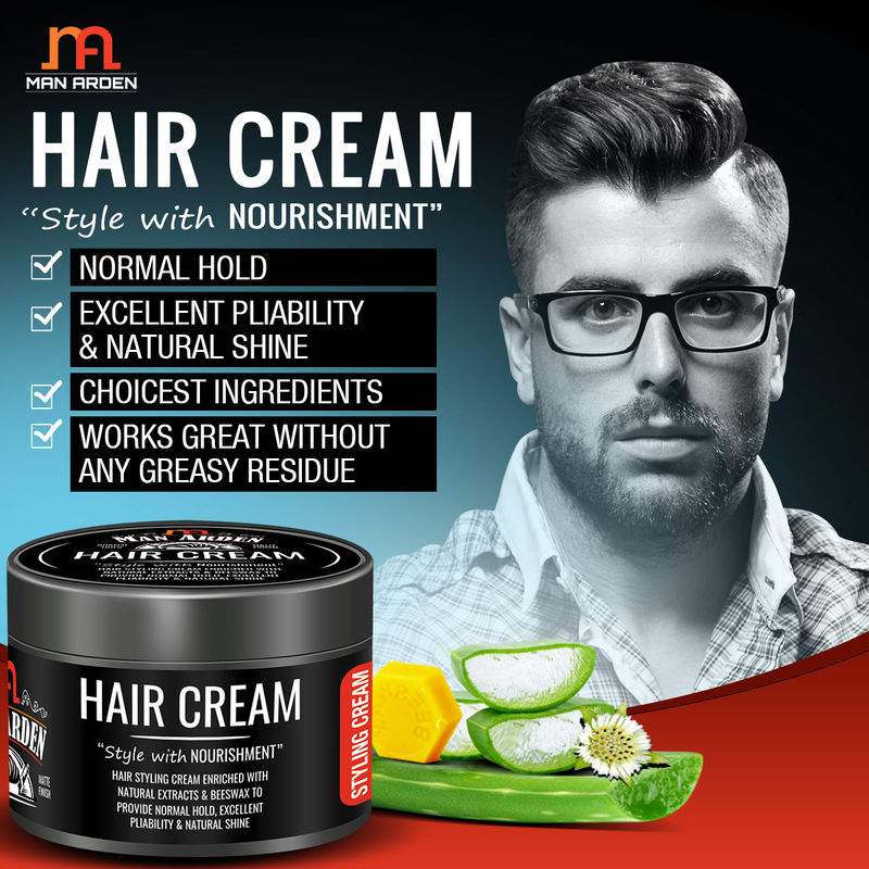 Man Arden Hair Cream Styling With Normal Hold Matte Finish At
