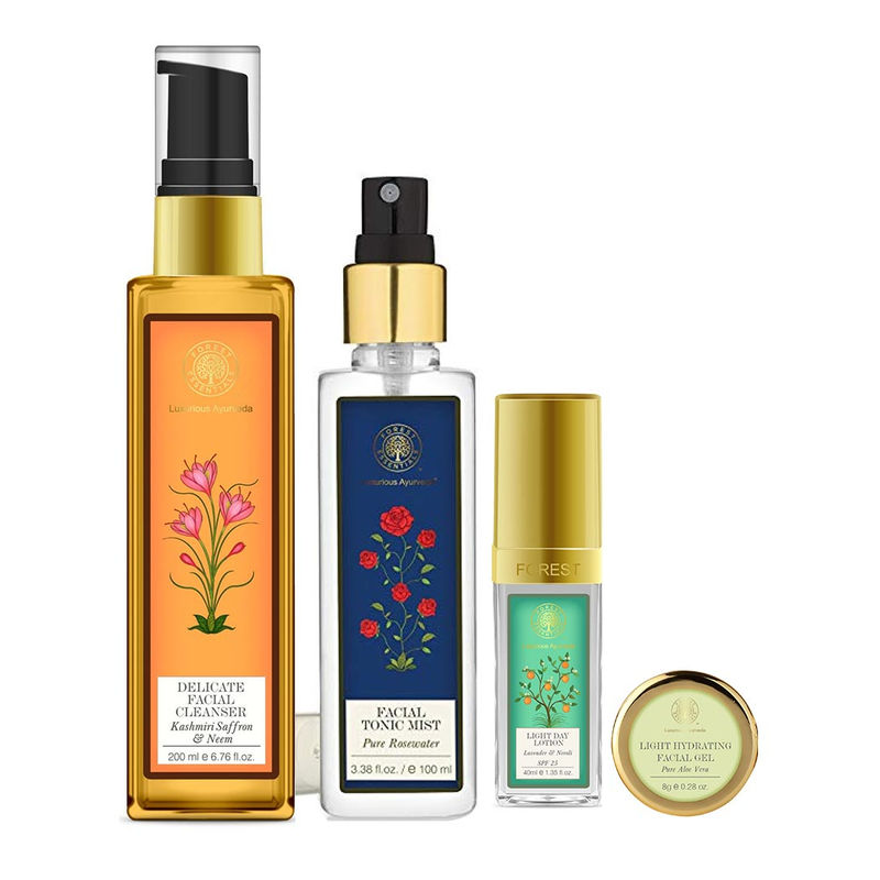 Forest Essentials Morning Regime For Oily Skin Buy Online In Aruba At Aruba Desertcart Com Productid 136731641 Milk/ curd for combination exfoliating granules are not too coarse. forest essentials morning regime for