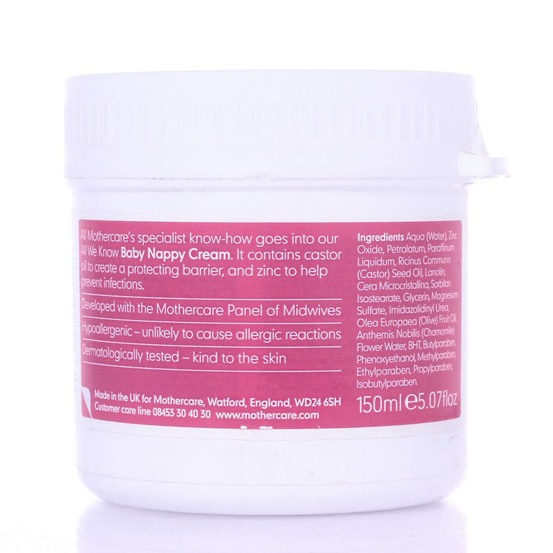 Buy Mothercare All We Know Baby Nappy Cream At Nykaa Com