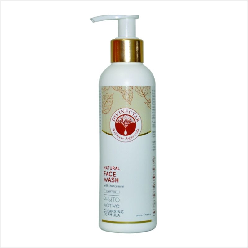 Divinectar Natural With Curcumin Face Wash