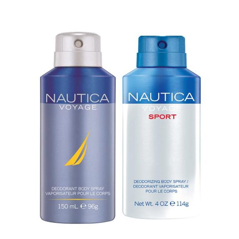 Nautica Voyage & Voyage Sport Deodorant Pack of 2