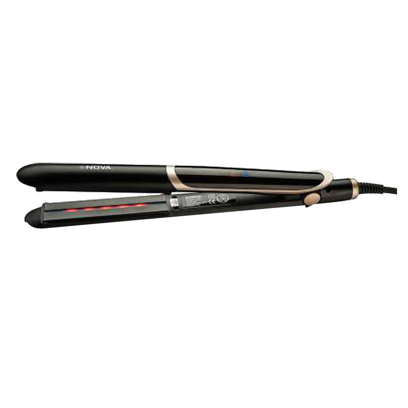 Nova NHS 889 2 in 1 Straight and Curl Infrared Hair Straightener
