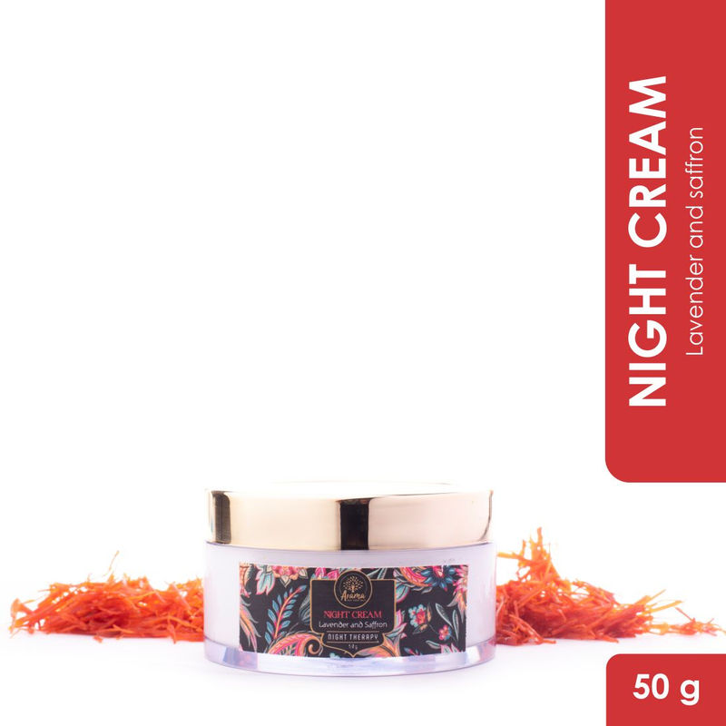 Arama Lavender and Saffron Night Cream - 50gm