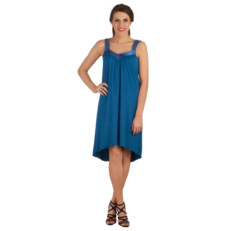 SOIE Comfy Night Gown - Blue (L)