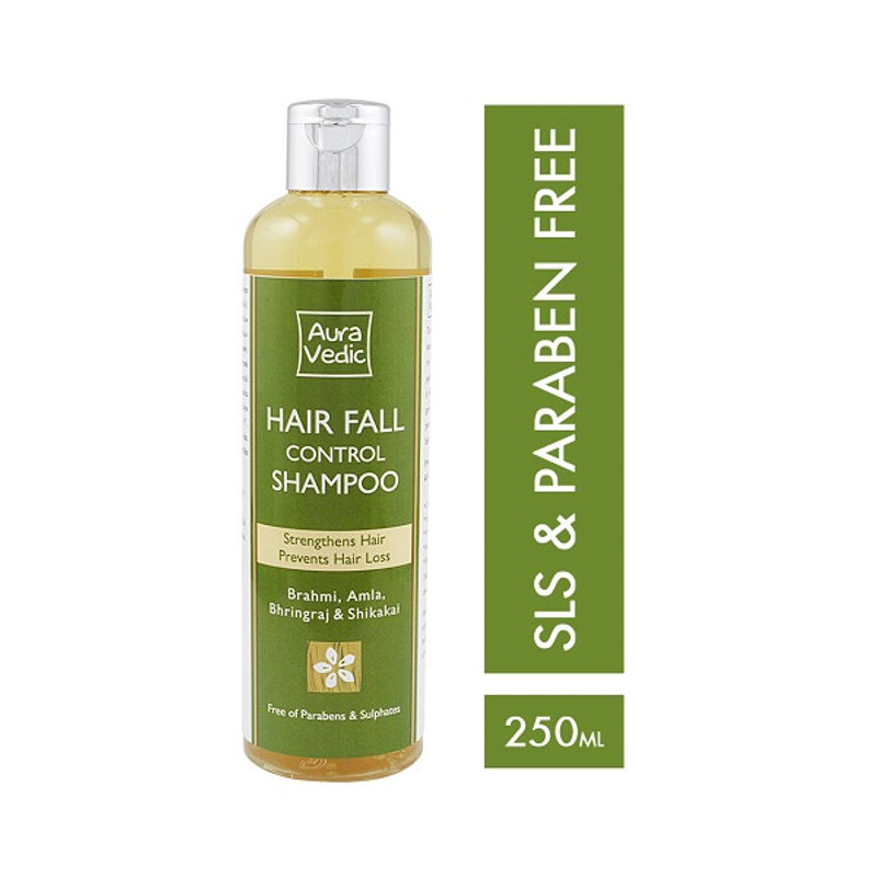 Auravedic Hair Fall Control Shampoo With Brahmi Amla Bhringraj Shikakai