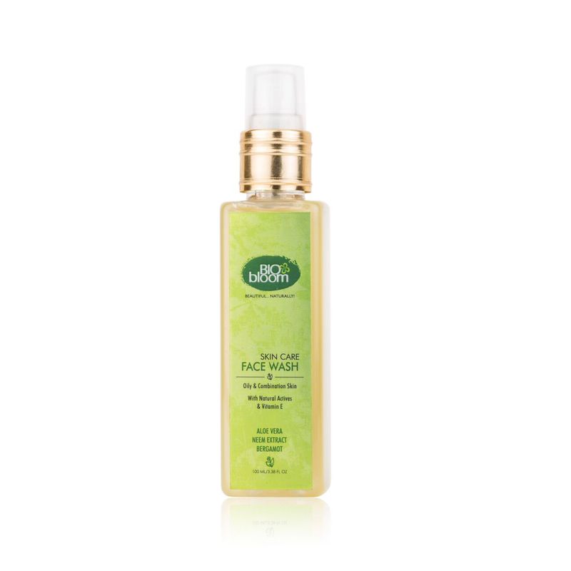 Biobloom Aloe Vera Neem Extract Bergamot Face Wash